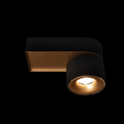 Спот Knof 10324/A Gold Black
