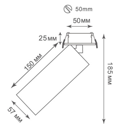 Спот Rollo DL18895R10N1W IN